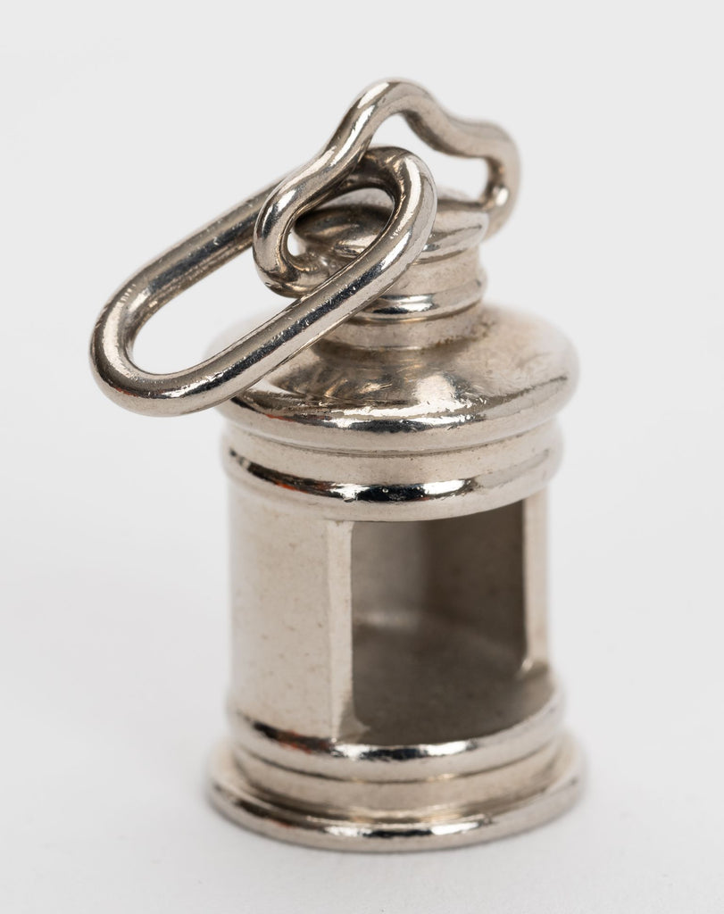 Hermès Curiosité Palladium Lantern Charm