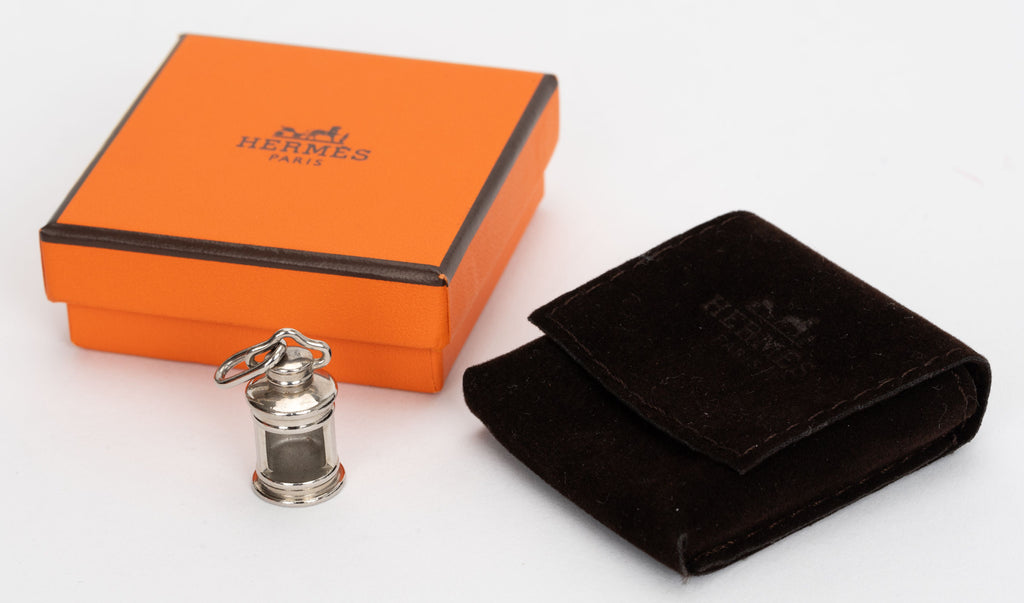 Hermès Curiosité Palladium Lantern Charm
