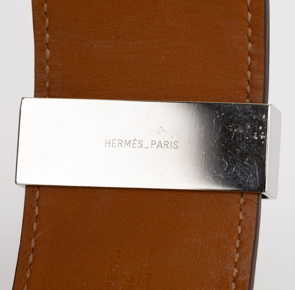 Hermes Etoupe Collier De Chien Bracelet
