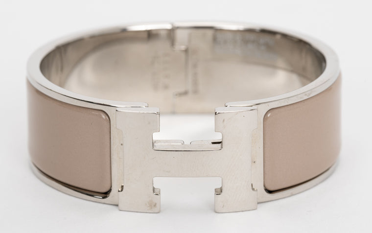 Hermes Clic Clac H Marron Glacé Bracelet