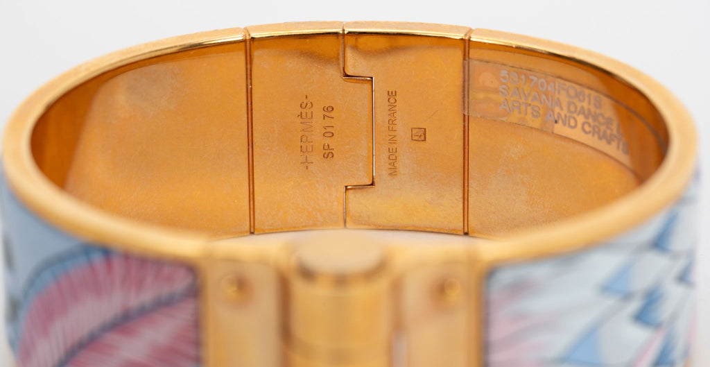 Hermes New Savana Dance Hinged Bracelet