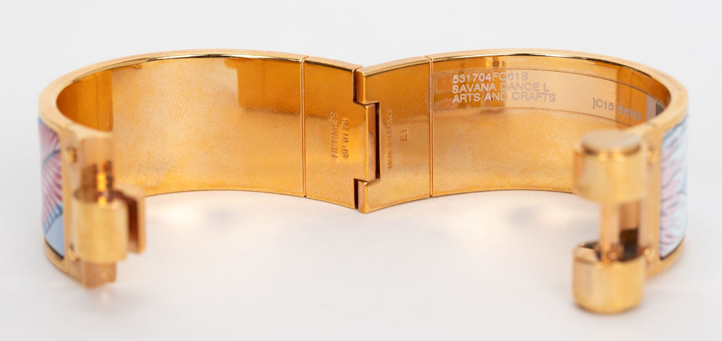 Hermes New Savana Dance Hinged Bracelet