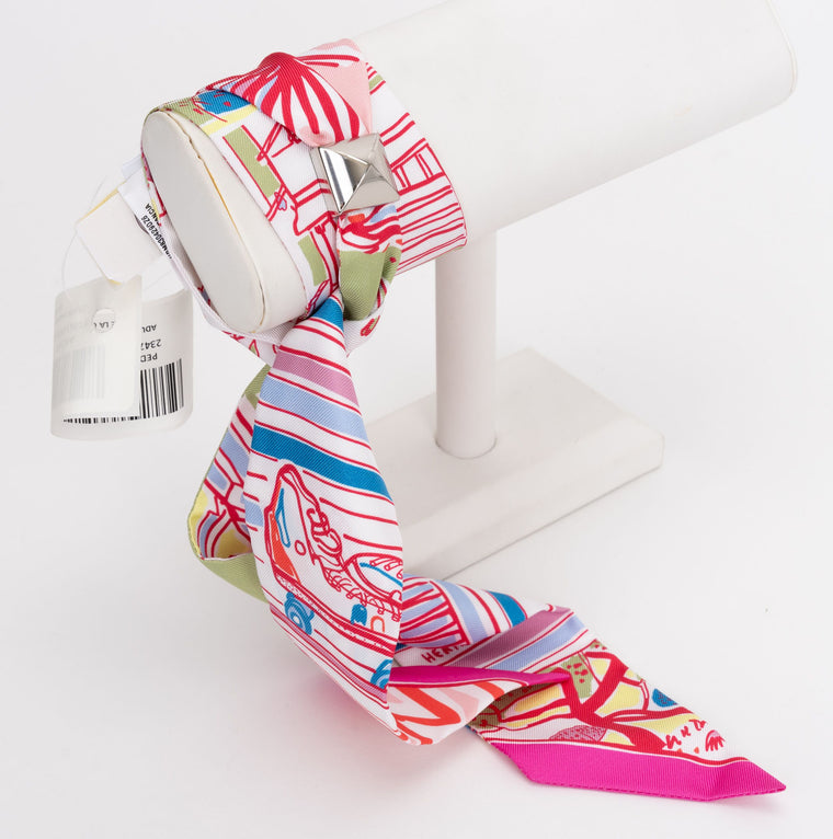 Hermes "Rayures D'Ete" Twilly w/Medor