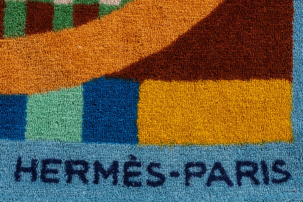 Hermes New Badminton Beach Towel