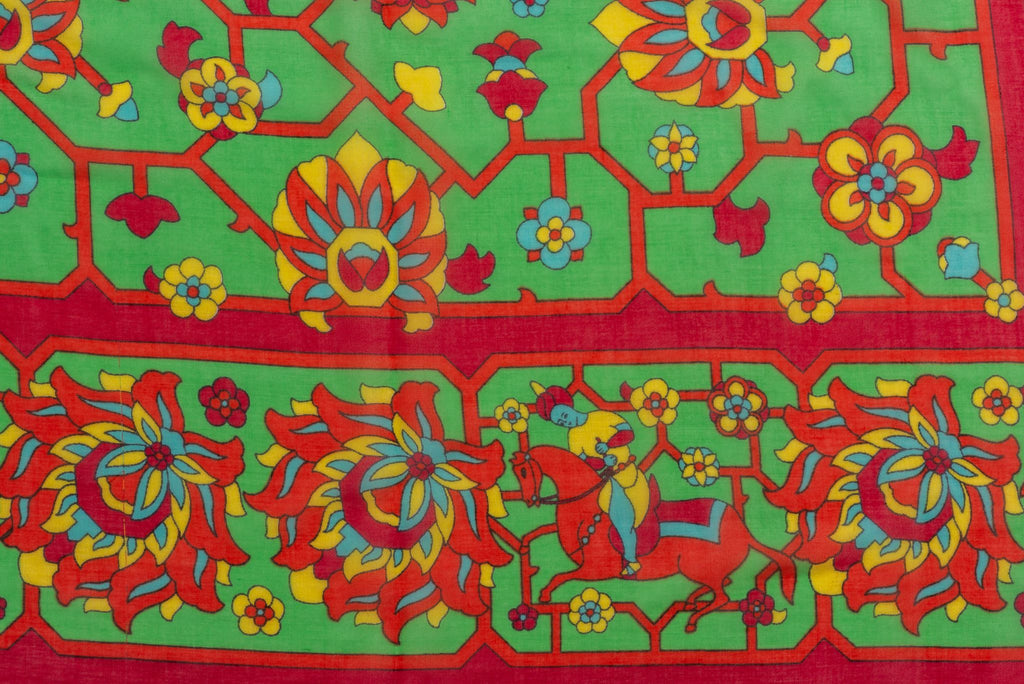 Hermès Flowers Beach Cotton Sarong