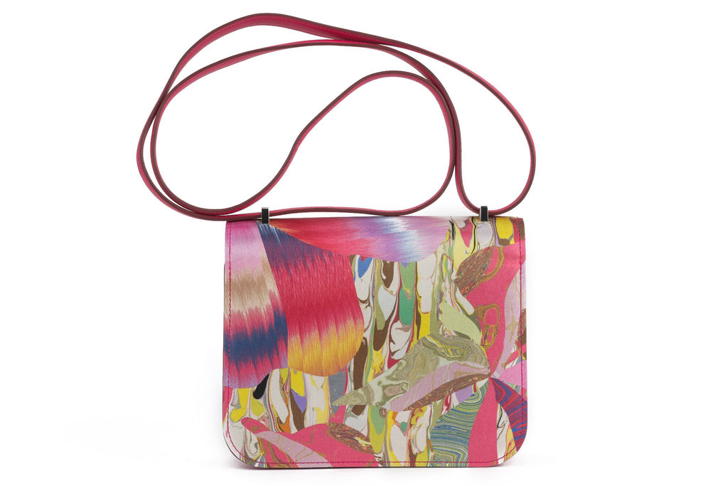 Hermès New  Constance 24 "Marble Silk"