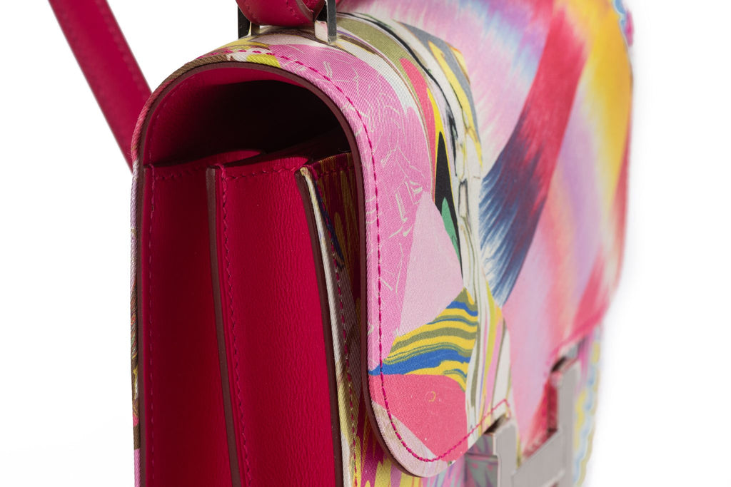 Hermès New  Constance 24 "Marble Silk"