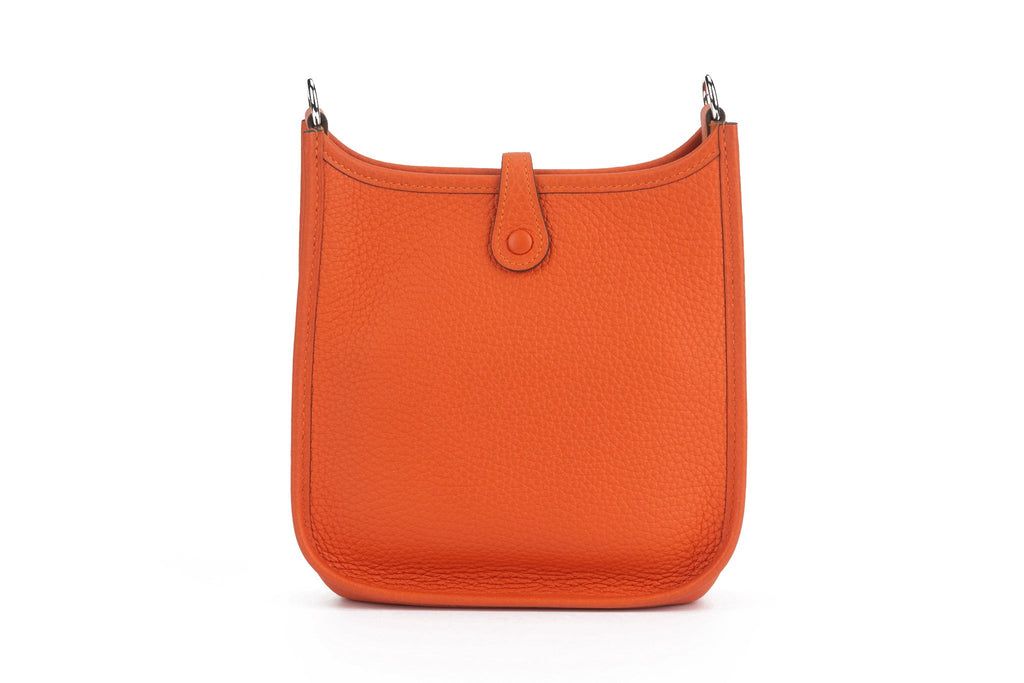 Hermes New Orange Mini Evelyne Bag