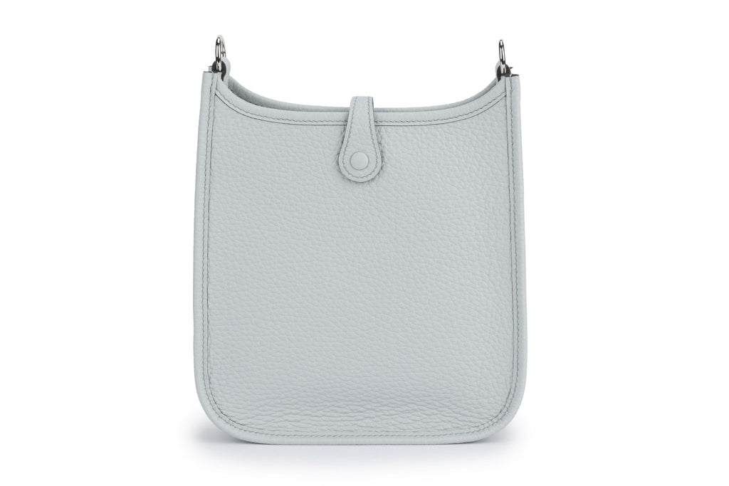 Hermes New Grey Mini Evelyne Handbag