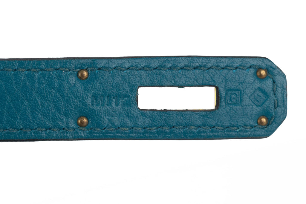 Hermès Kelly 32 Retournè Blue Izmir