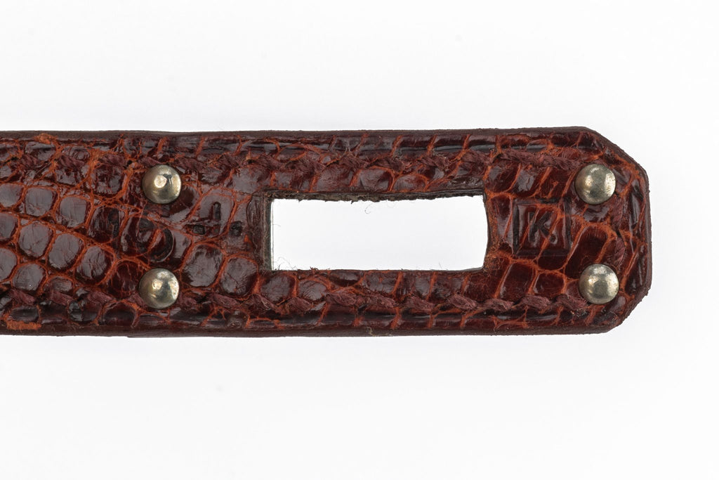 Hermès Birkin 25 Brique Lizard Palladium