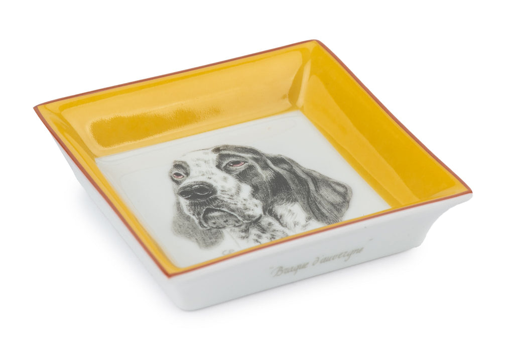 Hermès Pair Braque Vintage Mini Ashtrays