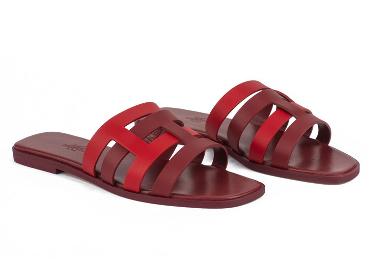 Hermès New Amore Sandal Rouge Grenat