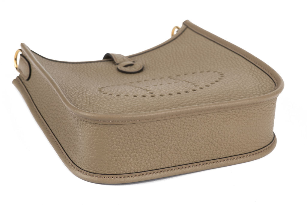 Hermès New Sage Mini Evelyne Gold