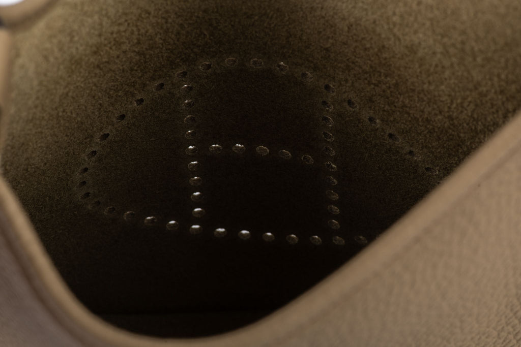 Hermès New Sage Mini Evelyne Gold