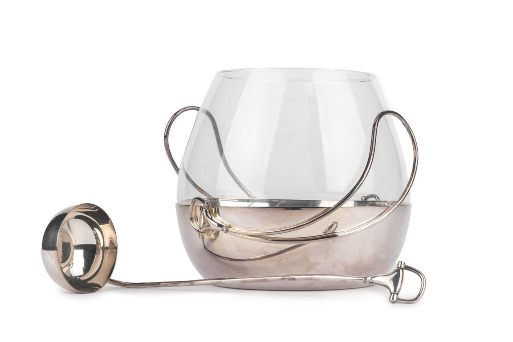 Gucci Rare Silver Crystal Punch Set