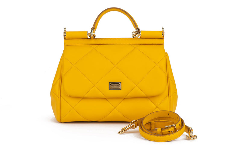 Dolce & Gabbana New Yellow Sicily Bag