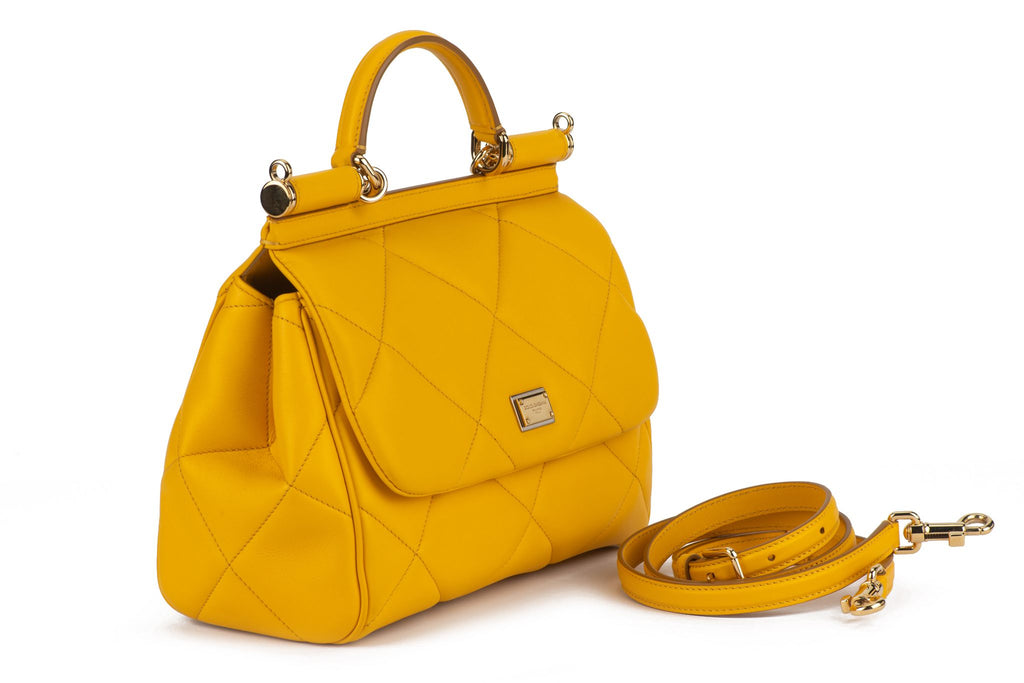 Dolce & Gabbana New Yellow Sicily Bag