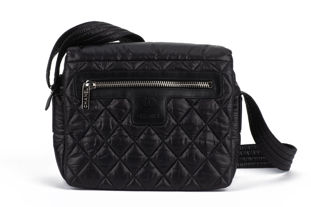 Chanel Black Coco Cocoon Cross Body Bag