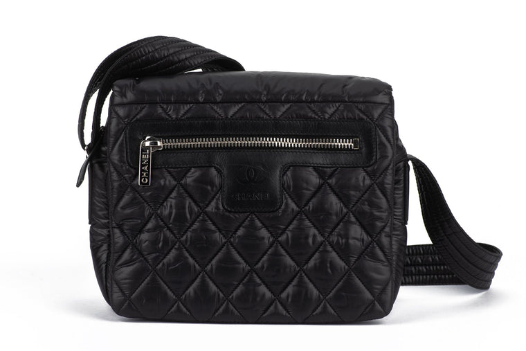 Chanel Black Coco Cocoon Cross Body Bag