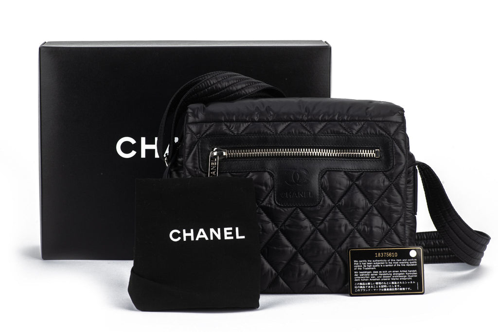 Chanel Black Coco Cocoon Cross Body Bag