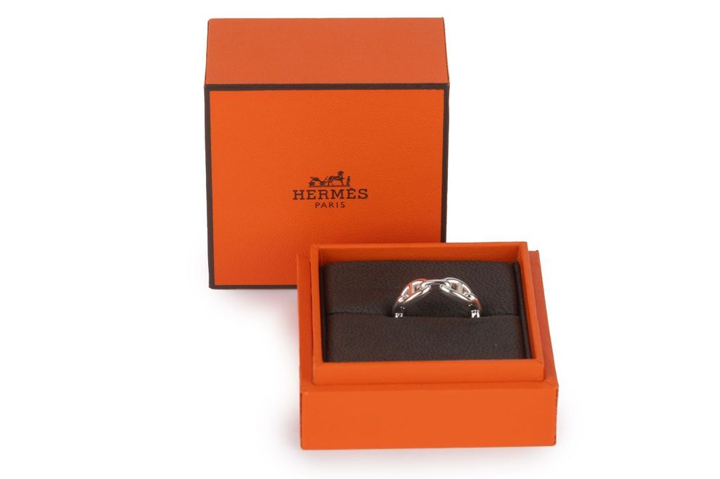 Hermès New Chaine D'Ancre Sterling Ring