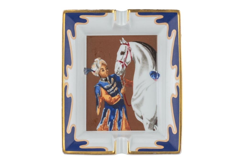 Hermès Cheval Turc Porcelaine Ashtray