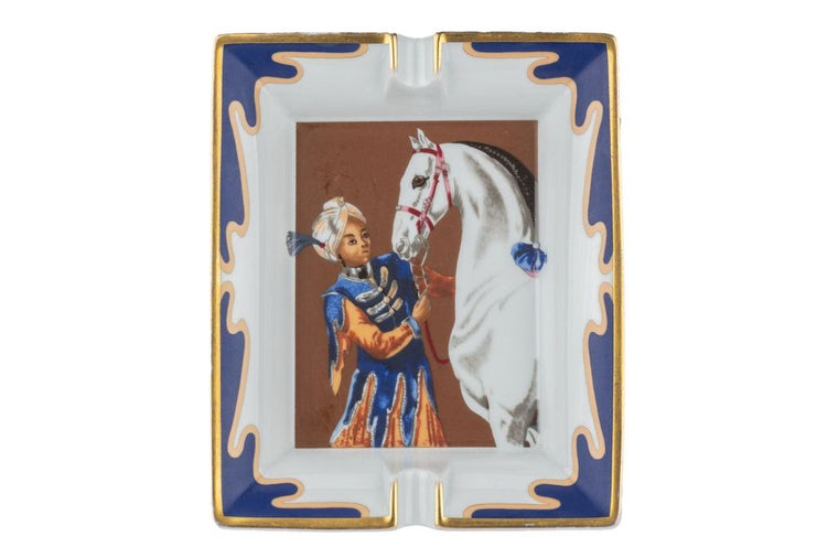Hermès Cheval Turc Porcelaine Ashtray