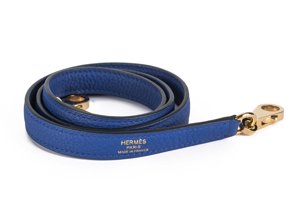 Hermès Kelly 32 Au Trot Electric Blue
