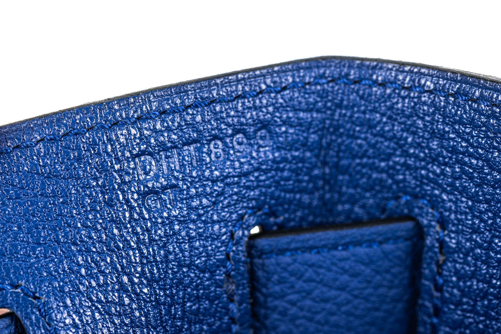 Hermès Kelly 32 Au Trot Electric Blue