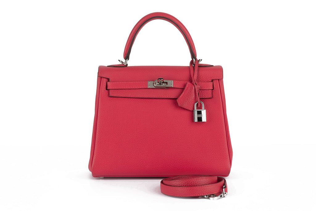 Hermès Kelly 25 Retour Togo Bouganvillea