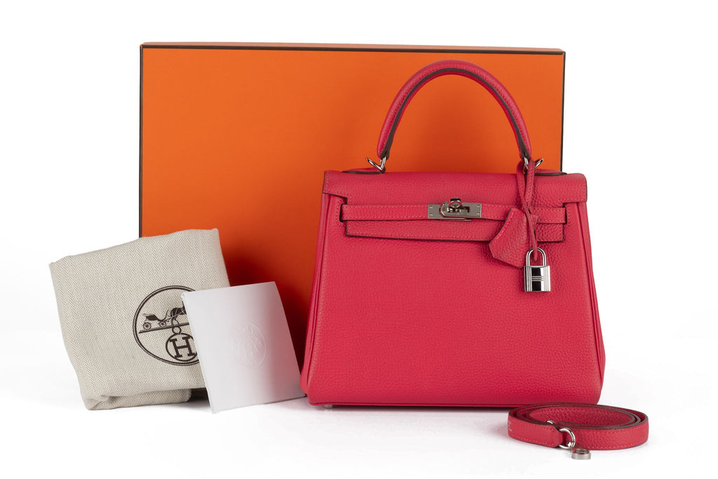 Hermès Kelly 25 Retour Togo Bouganvillea