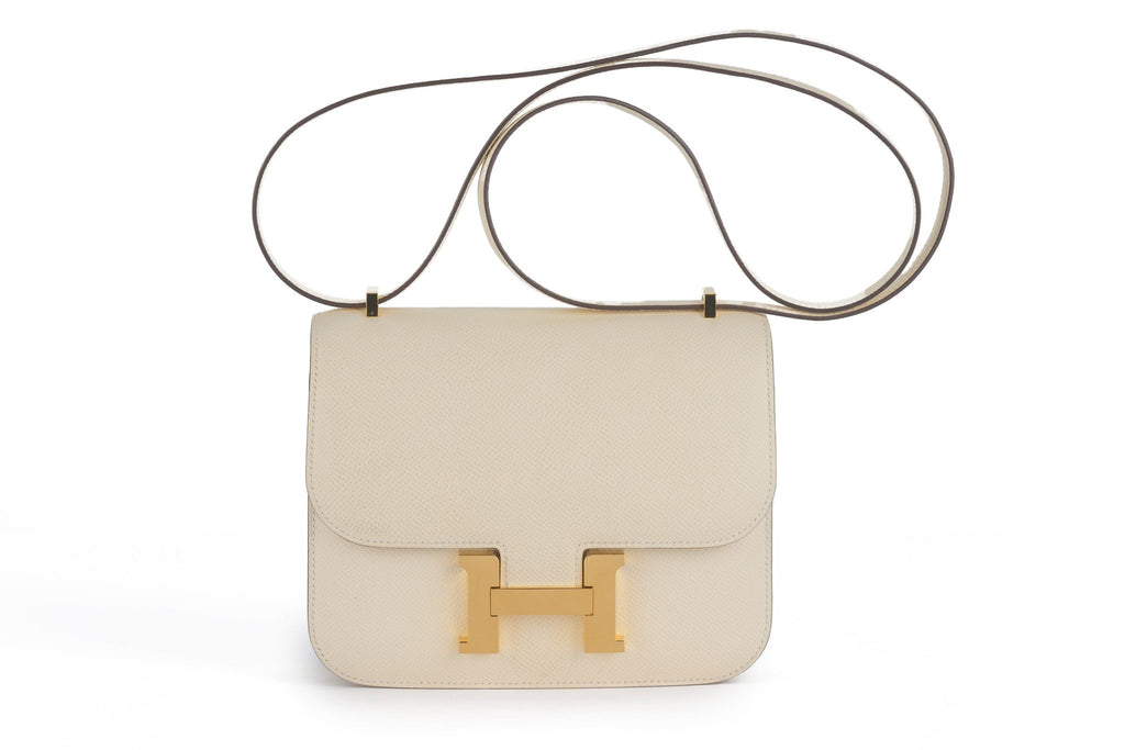 Hermès Mini Constance 18cm Craie