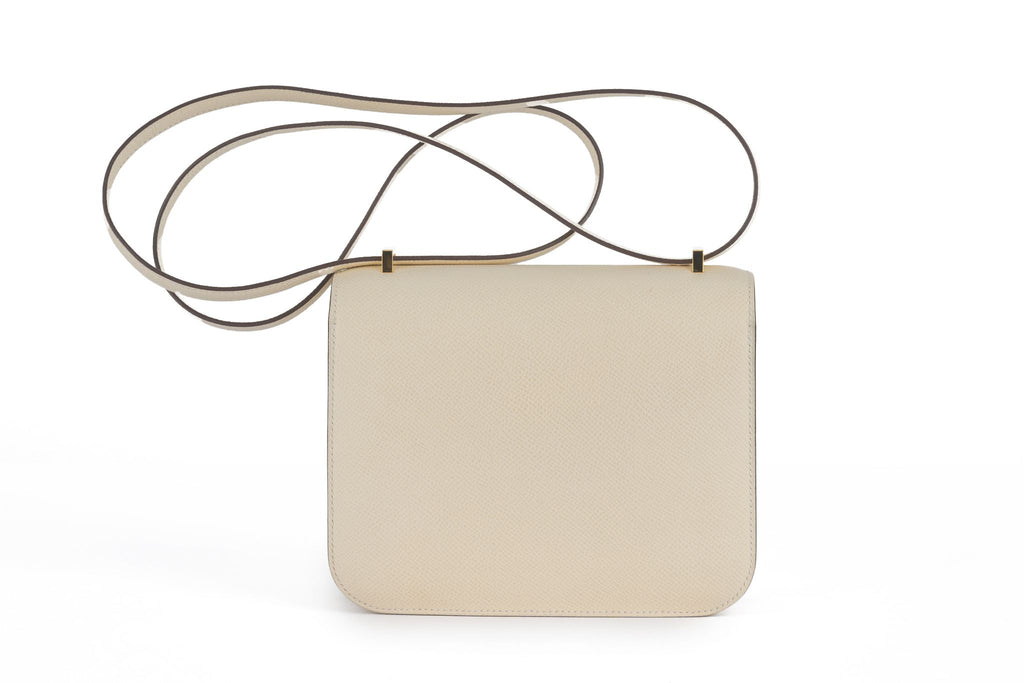 Hermès Mini Constance 18cm Craie