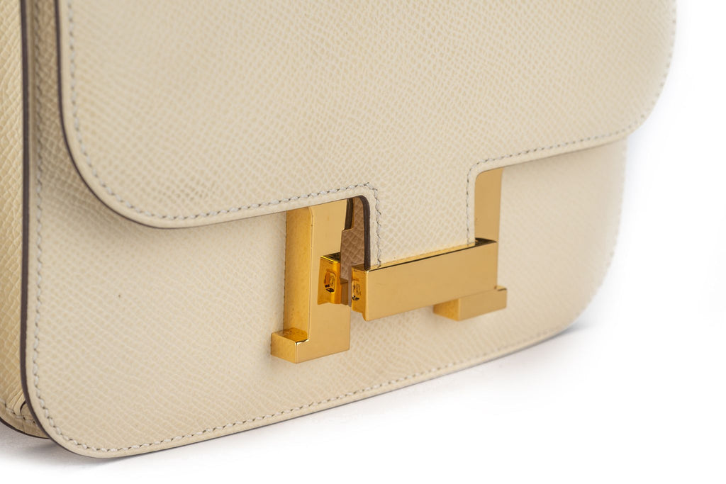 Hermès Mini Constance 18cm Craie