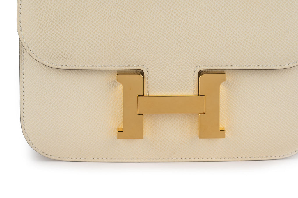 Hermès Mini Constance 18cm Craie