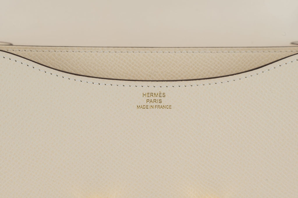 Hermès Mini Constance 18cm Craie