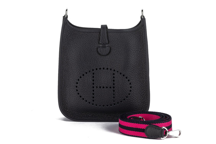 Hermès Mini Evelyne Bag Indigo Blue