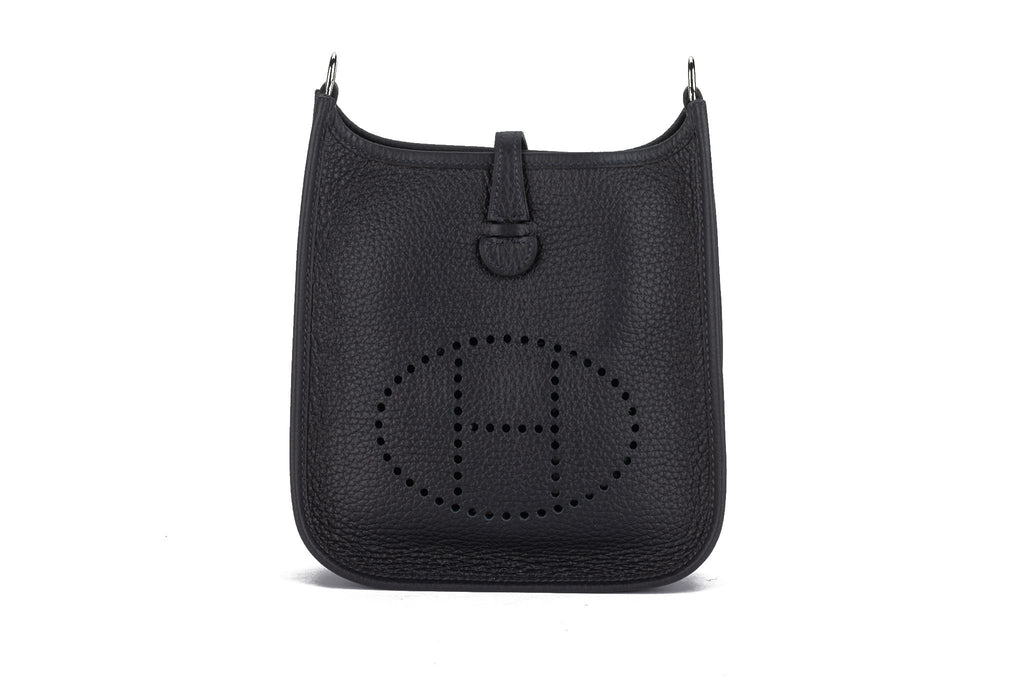 Hermès Mini Evelyne Bag Indigo Blue