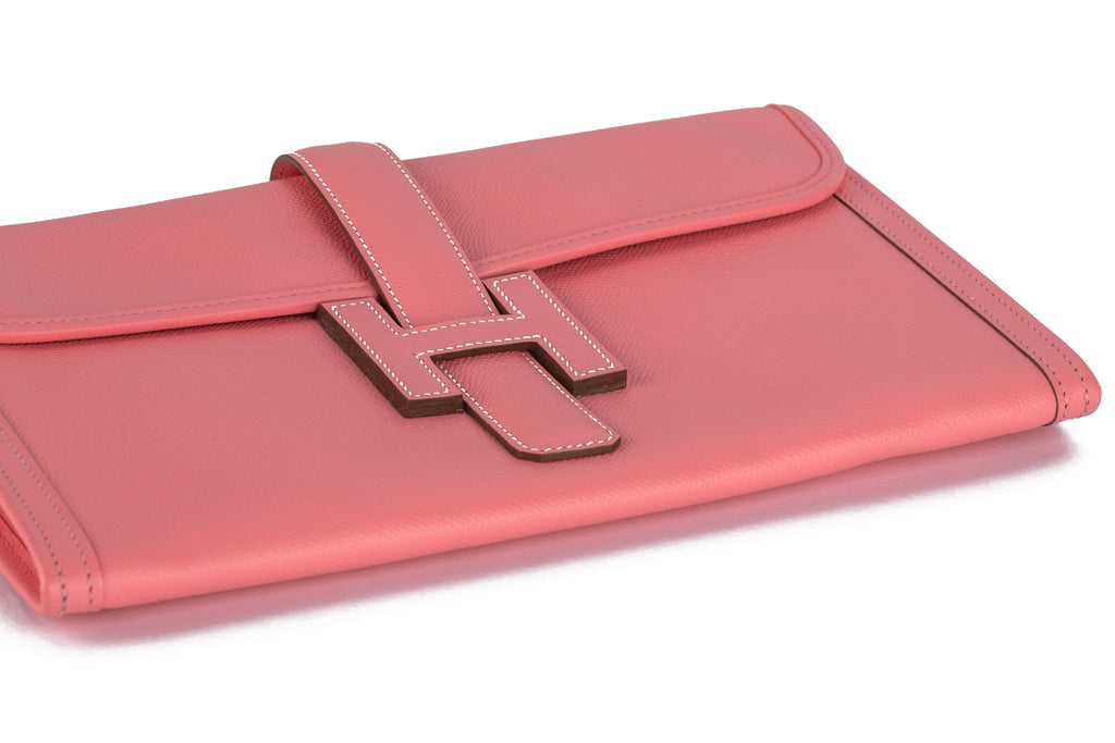Hermès Jige Elan 29 Clutch Rose Confetti