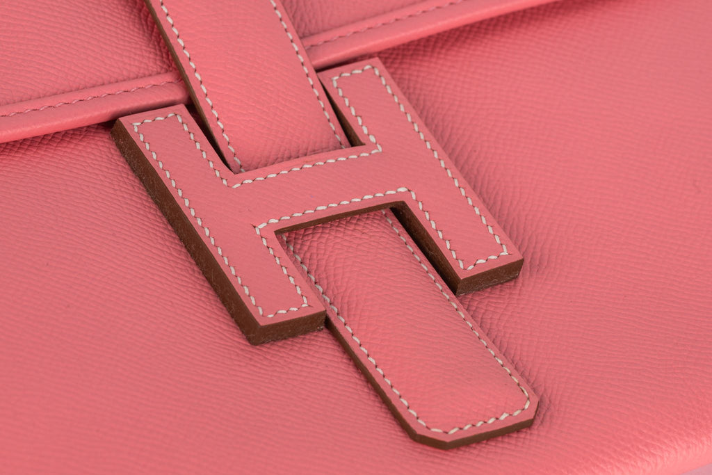 Hermès Jige Elan 29 Clutch Rose Confetti