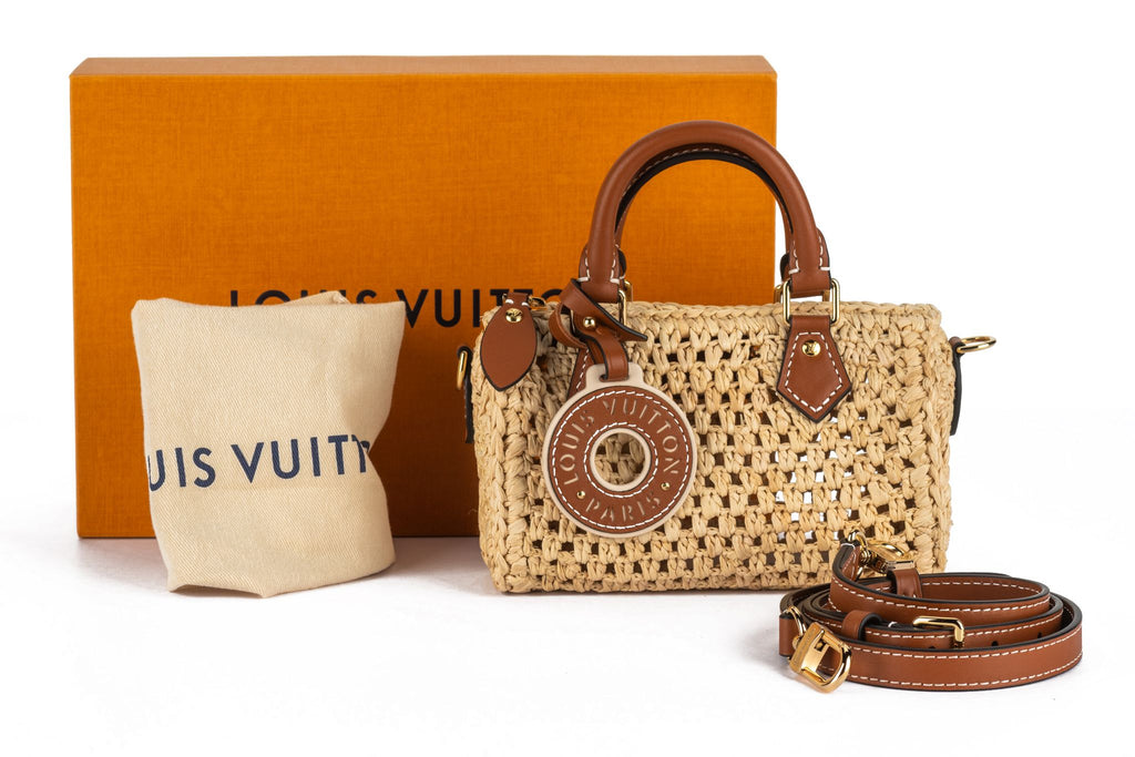 Louis Vuitton New Nano Raffia Speedy