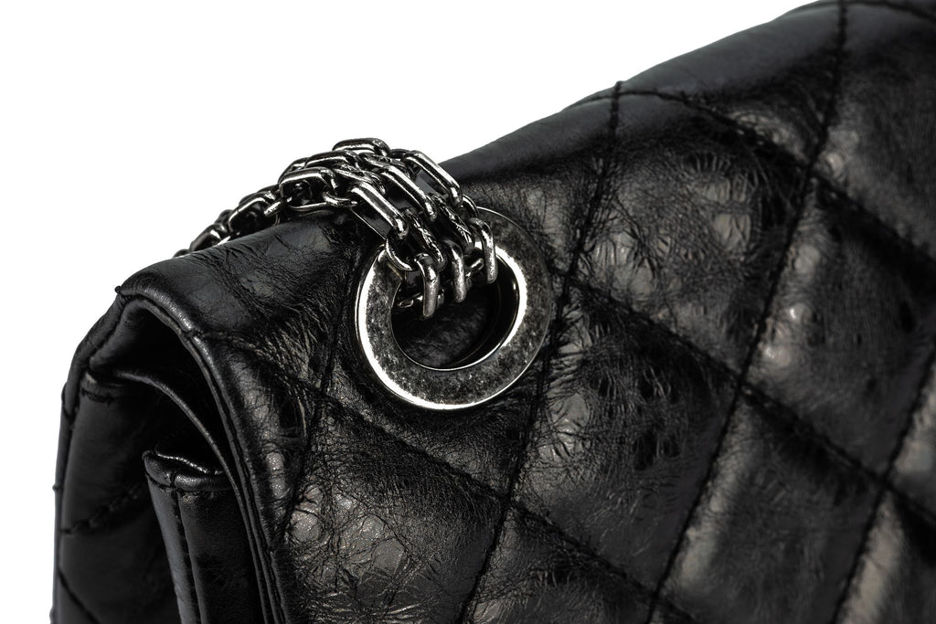 Chanel Black Reissue Double Flap Bag 227
