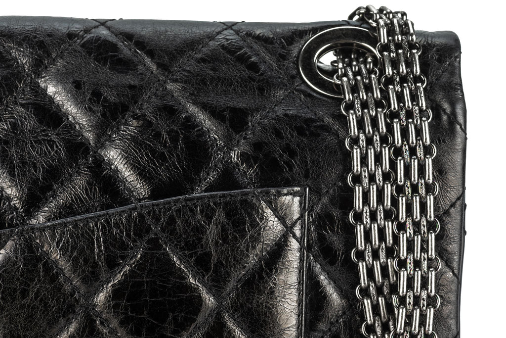 Chanel Black Reissue Double Flap Bag 227