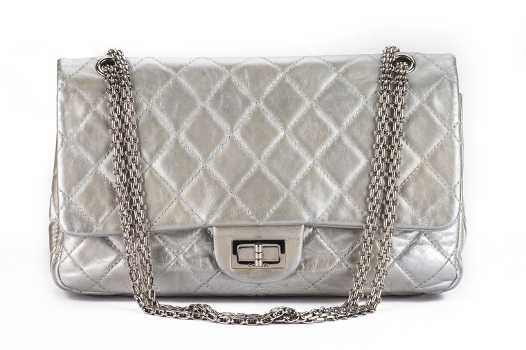 Chanel Reissue Flap Jumbo Silver