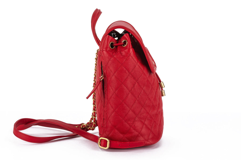 Chanel Caviar Quilted Filigree Backpack