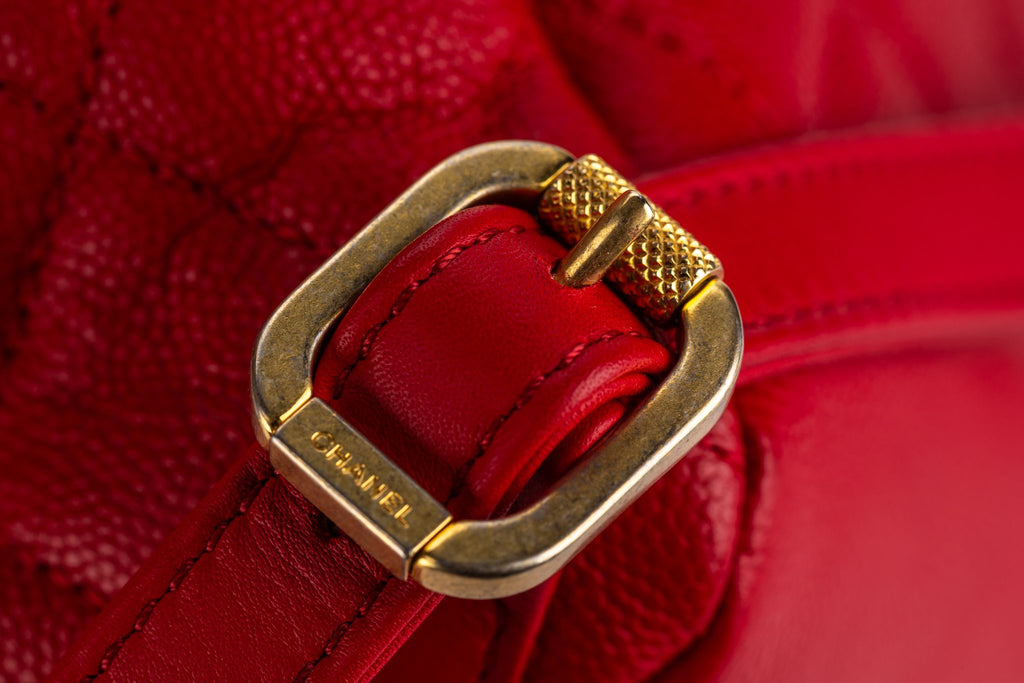 Chanel Caviar Quilted Filigree Backpack