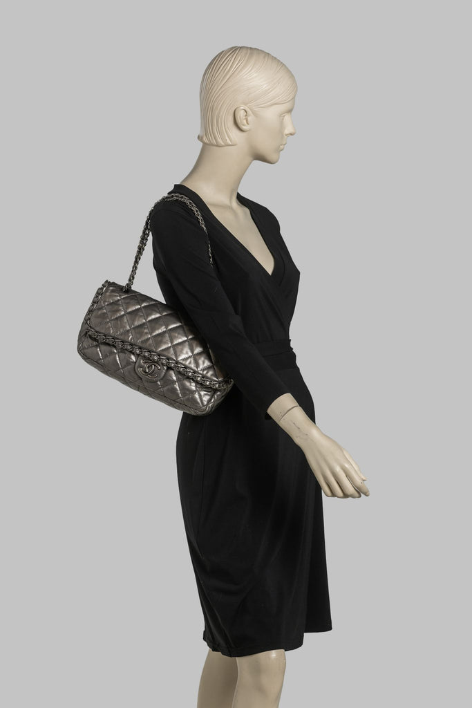 Chanel Platinum Chain Me Flap Bag