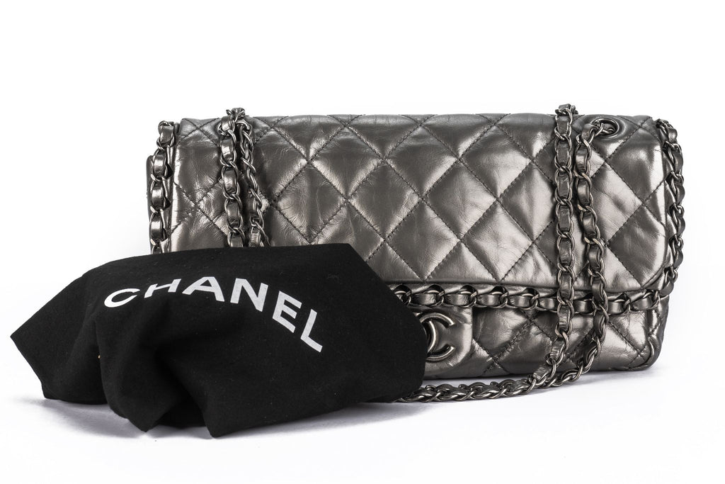 Chanel Platinum Chain Me Flap Bag