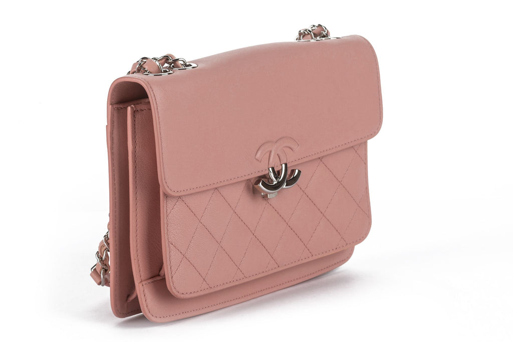 Chanel Pink Caviar CC Box bag